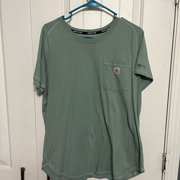 Carhartt Force Women’s Green T-Shirt - Picture 1 of 1